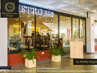 Bistro 360, Delhi, The Golden Window Designs The Golden Window Designs حديقة داخلية