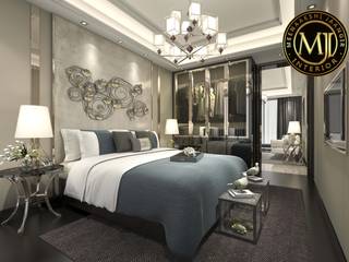 MJI Project, Interior Designing by MJI Interior Designing by MJI Classic style bedroom Wood Wood effect