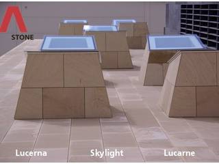 Lucernario - Skylight - Lucarne, ARENISCAS STONE ARENISCAS STONE Commercial spaces Sandstone Amber/Gold