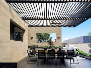 Terraza SOL, VOA Arquitectos VOA Arquitectos Moderne balkons, veranda's en terrassen Marmer