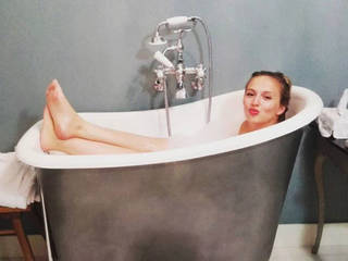 Tubby Tub bad op pootjes @ de Corenbloem, Brugge, Albion Bath Company NL Albion Bath Company NL Kamar Mandi Klasik