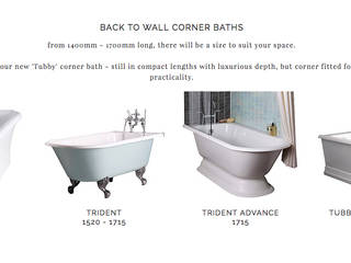 Meer dan 30 verschillende iso-enamel vrijstaande baden en baden op pooten, Albion Bath Company NL Albion Bath Company NL Baños rurales