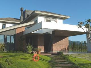 RESIDÊNCIA NO SISTEMA STEEL FRAME, Maciel e Maira Arquitetos Maciel e Maira Arquitetos บ้านและที่อยู่อาศัย