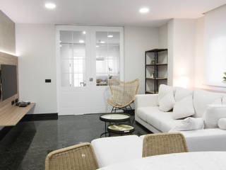 Proyecto integral vivienda diseño de espacios, CARMAN INTERIORISMO CARMAN INTERIORISMO Salon moderne