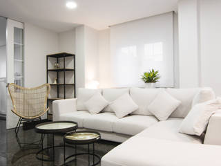 Proyecto integral vivienda diseño de espacios, CARMAN INTERIORISMO CARMAN INTERIORISMO Modern living room