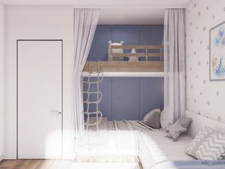 LIGHT AND BLUE Tobi Architects Teen bedroom