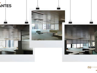 PROJETOS: Antes e Depois , INTERDOBLE BY MARTA SILVA - Design de Interiores INTERDOBLE BY MARTA SILVA - Design de Interiores Espaços de trabalho clássicos