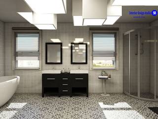 Bathroom, "Design studio S-8" 'Design studio S-8' Kamar Mandi Minimalis