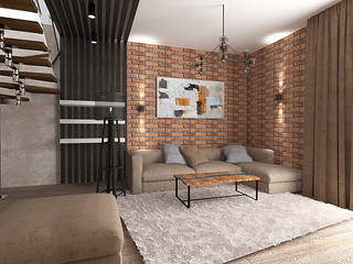 Дизайн интерьера, Профессиональный Дизайн интерьера Профессиональный Дизайн интерьера Living room Bricks