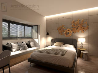 Thiết kế thi công nội thất căn hộ Oriental Plaza , Công Ty TNHH Archifix Design Công Ty TNHH Archifix Design Bedroom