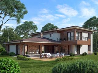 Чендлер_438м2, Vesco Construction Vesco Construction Country style house