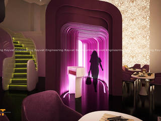 Spice Theme: California Restaurant 3D Interior Design, Rayvat Rendering Studio Rayvat Rendering Studio Modern dining room