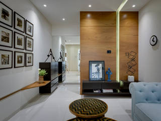 Show flat for housing society in Pune, Space It Up Space It Up Living room