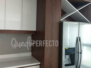 COCINA MP, QUEDÓ PERFECTO QUEDÓ PERFECTO Modern style kitchen Wood Wood effect