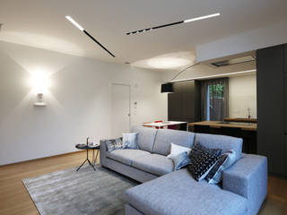 Penthouse San Marino, Giulia Ciacci Architetto & Interior designer Giulia Ciacci Architetto & Interior designer Living room