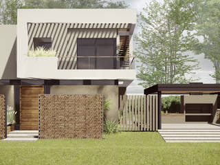 Vivienda unifamiliar Milcayac, Be&Sa Arquitectura y Diseño Be&Sa Arquitectura y Diseño Single family home Bricks