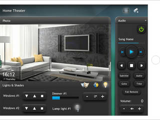 Smart Home Automation for 3BHK , Omnitrack Omnitrack Salas multimedia de estilo moderno