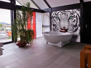 Tile Murals, Unique Tiles Unique Tiles Modern bathroom