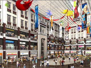 Shopping mall interior, SDINC SDINC Espacios comerciales