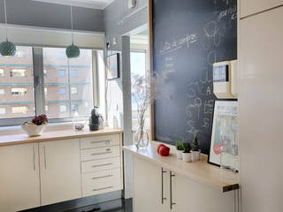 Apartamento Nórdico - T3 Condomínio Imoloc - MATOSINHOS, ShiStudio Interior Design ShiStudio Interior Design Scandinavian style kitchen