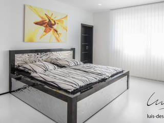 Design bed marble by Luis Design, Luis Design Luis Design Minimalist bedroom Stone