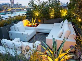 Roof terrace planting design ideas MyLandscapes Modern Balkon, Veranda & Teras roof,terrace,planting,ideas,inspiration,rooftop,landscape,designers,contemporary,london,landscapers