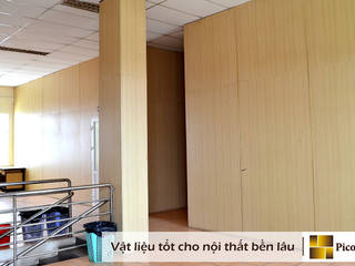 Vách ngăn nhựa, Ốp tường nhựa vân gỗ - Vật liệu chịu nước tuyệt đối, Picomat Sài Gòn Picomat Sài Gòn