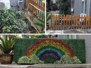 "RAINBOW" design by SUNWING artificial plants, Sunwing Industrial Co., Ltd. Sunwing Industrial Co., Ltd. Tropical style garden Plastic