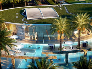 Ireo Sky-On: A Hi-Tech Housing project, Gurgaon, Haryana, India, NMP Design NMP Design Modern pool