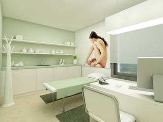 Clinica no Porto - SHI Studio Interior Design, ShiStudio Interior Design ShiStudio Interior Design Scandinavian style study/office