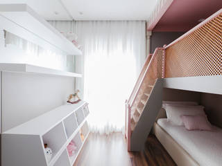 Quarto para uma menina, Thiago Mondini Arquitetura Thiago Mondini Arquitetura ห้องนอนเด็กหญิง