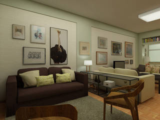 Apartamento Avenida EUA - LISBOA, ShiStudio Interior Design ShiStudio Interior Design Scandinavian style living room