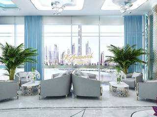 ​Office design concepts by Katrina Antonovich, Luxury Antonovich Design Luxury Antonovich Design Modern Study Room and Home Office