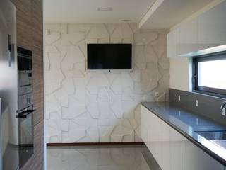 A modern kitchen that loves art!, Fabistone Fabistone Casas modernas