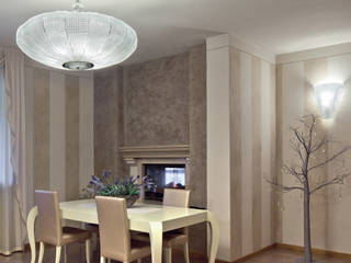 Plafoniera e lampada da parete moderna Space Age., MULTIFORME® lighting MULTIFORME® lighting Modern living room Glass Transparent