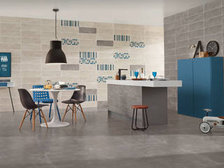 Ground, Love Tiles Love Tiles Industrial style kitchen