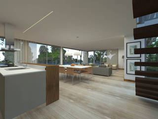 Casa no Minho (poente), Gerês - SHI Studio Interior Design, ShiStudio Interior Design ShiStudio Interior Design Modern living room