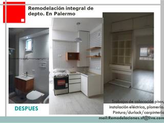 Remodelacion de departamento en Palermo , Remodelaciones SF Remodelaciones SF