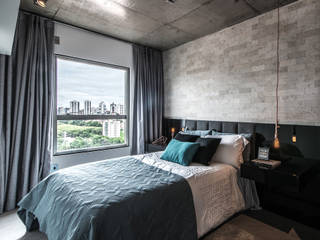 Maxhaus, Débora Vassão Arquitetura e Interiores Débora Vassão Arquitetura e Interiores Industrial style bedroom