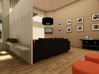 Método DeRose Antas, Porto - SHI Studio Interior Design, ShiStudio Interior Design ShiStudio Interior Design Modern corridor, hallway & stairs
