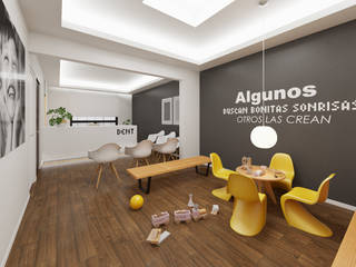 Proyecto consultorio dental, MG estudio de arquitectura MG estudio de arquitectura Commercial spaces gốm sứ