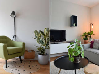Woonhuis Amsterdam, Atelier09 Atelier09 Scandinavian style living room