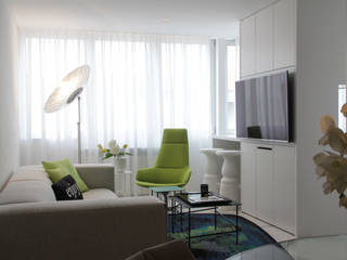 Apartamento Figueira da Foz, Tralhão Design Center Tralhão Design Center Modern living room