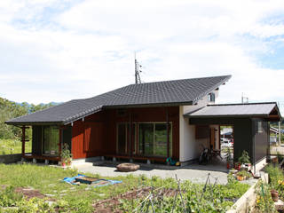 燈の家, 田村建築設計工房 田村建築設計工房 Asian style houses