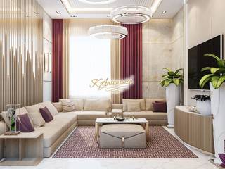 ​Fashionable design 2018 by Katrina Antonovich, Luxury Antonovich Design Luxury Antonovich Design Modern Living Room