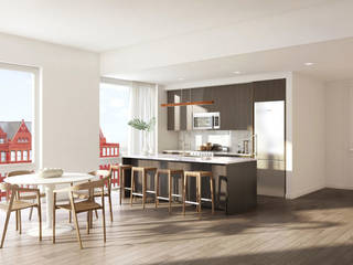 The Jackson, GD Arredamenti GD Arredamenti Built-in kitchens Wood Wood effect