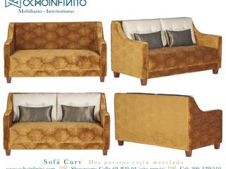Nuestras piezas, OCHOINFINITO Mobiliario - Interiorismo OCHOINFINITO Mobiliario - Interiorismo Salas de estilo ecléctico Textil Ámbar/Dorado