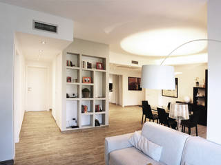 Progetto di ristrutturazione di un appartamento a Milano, 3d-arch 3d-arch Salas modernas