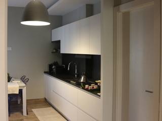 Progetto di ristrutturazione di un appartamento a Milano, 3d-arch 3d-arch Moderne Küchen