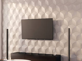 3D wandpanelen Kalithea, Deco Wall Deco Wall モダンデザインの リビング